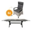 Royal Seasons COSTA DINING Uitschuifbare Tuinset Met 6 Stoelen -Madison Verkoopwinkel royal seasons costa dining uitschuifbare tuinset met 6 stoel 1500x1500 63ea2e203c15a l