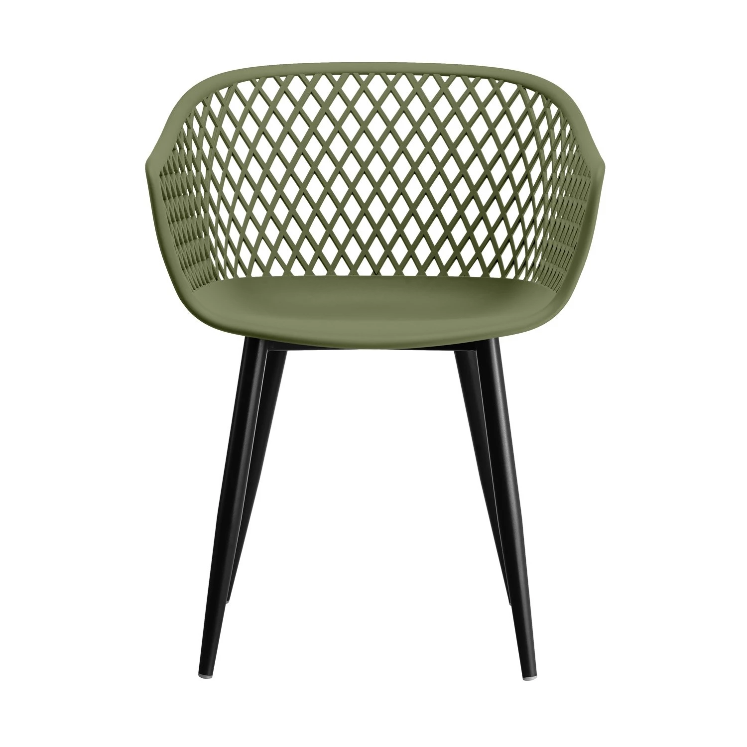 Tuinstoel WEBBING Olijfgroen 4 Tuinstoel WEBBING Olijfgroen - Afbeelding 2